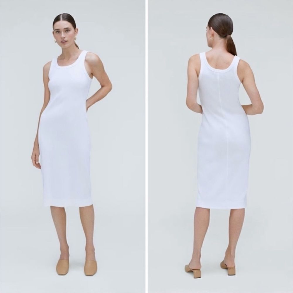 Everlane White Midi Dress
